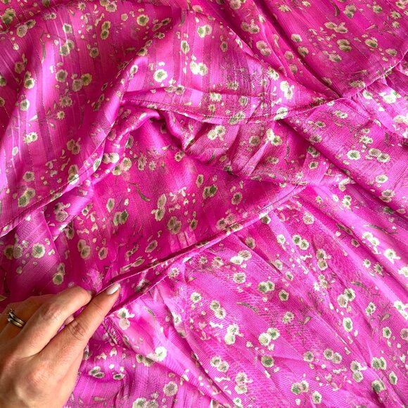 Sabina Musayev Vibrant Pink Maxi Skirt - Picture 5 of 10